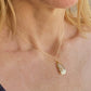 Collar White Tear (Acero)