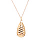 Collar White Tear (Acero)